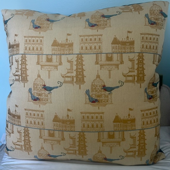 Set of two down filled pillows 24 x 24